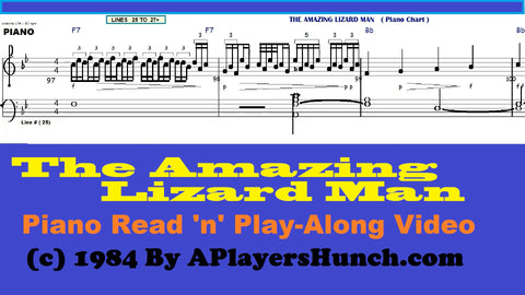 The Amazing Lizard Man    PIANO PAVMC