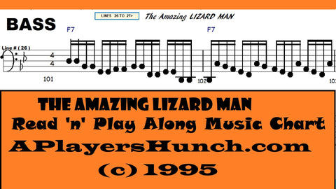 The Amazing Lizard Man    BASS PAVMC