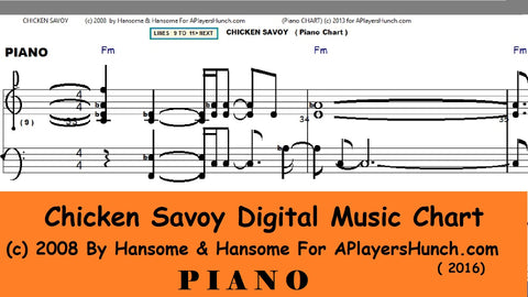 Chicken Savoy     PIANO  PAVMC
