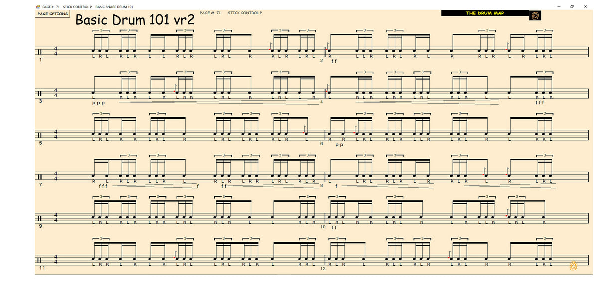 Basic Snare Drum 101 vr2 – ShopAPlayersHunch